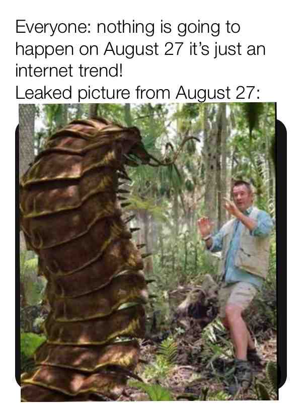This is a CGI photo of Arthropleura another very big insect from the Carboniferous period that got bigger due to higher oxygen levels. #goodmemes #dankmemes #juicymemes #carboniferousmemes #giantinsects #historymemes #prehistorymemes #paleontologymemes #nightmare #nightmares #science #sciencememes #august2020