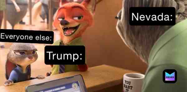 “It’s okay rocky, you go when you feel like it” - Patrick Star. #spongebob #patrickstar #nevada #2020election #election2020 #election #trumpmemes #zootopia