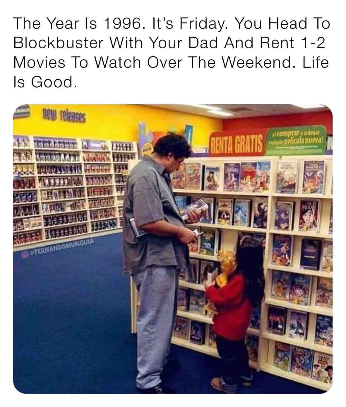 If You Know, You Know. 🥺💯 #TeamMunguia #Blockbuster #1996 #Friday #Weekend #MovieNight #LifeIsGood
