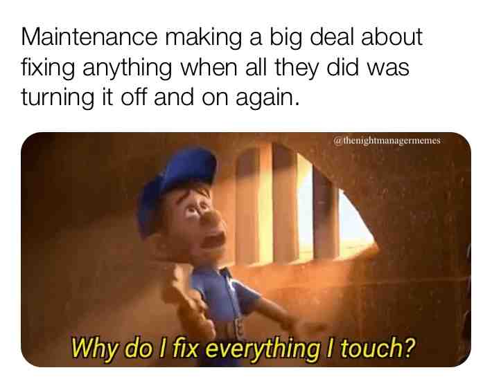 ​ #hotelmemes  #hotelhumor  #hotellife  #hotels  #hospitalityproblems  #frontdeskproblems  #worklife  #hospitality   #hotelier  #workproblems  #nightshift  #frontdesk  #nightaudit  #nightauditproplems  #nightauditmemes  #managersgonewild  #workmemes  #funnymemes  #hospitalitymanagement  #hotelmanagement  #iworkinhotels  #wearehospitality  #frontdesklife