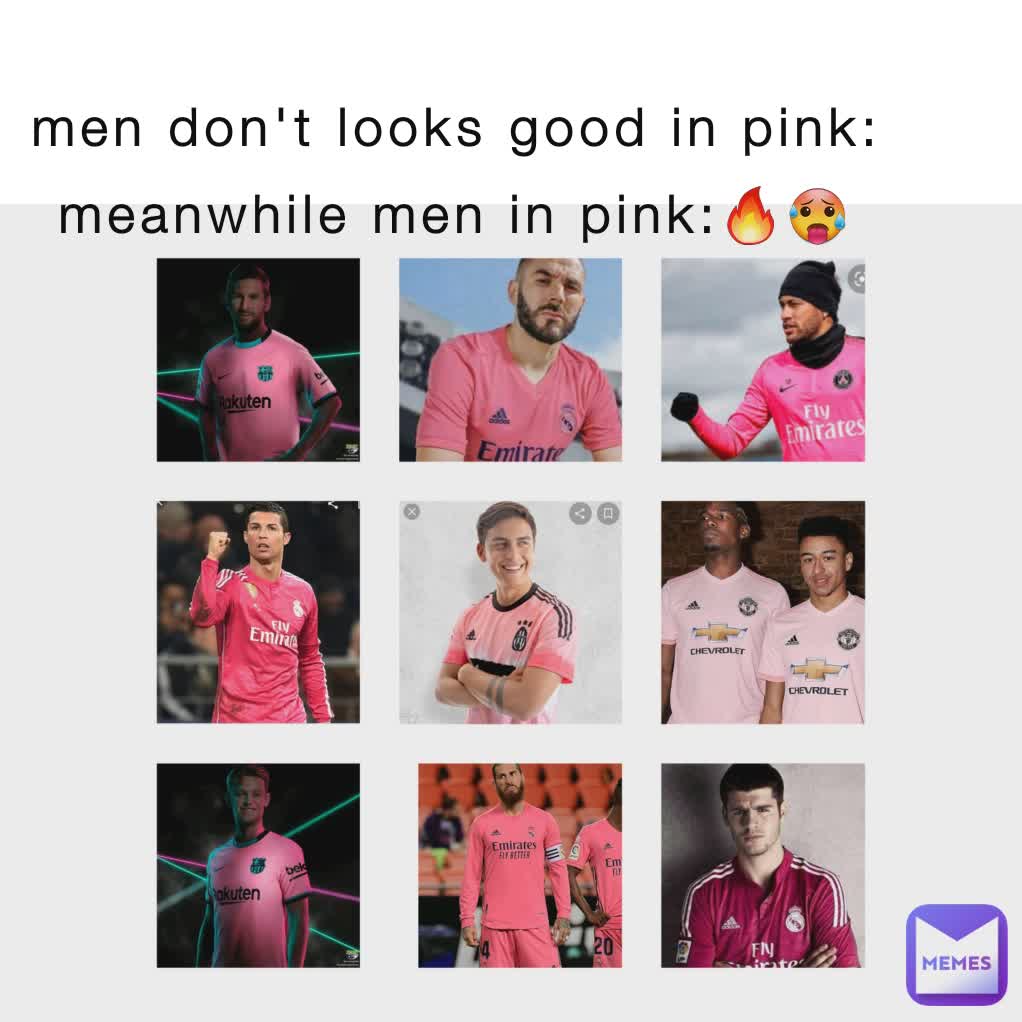 men don't looks good in pink:
meanwhile men in pink:🔥🥵