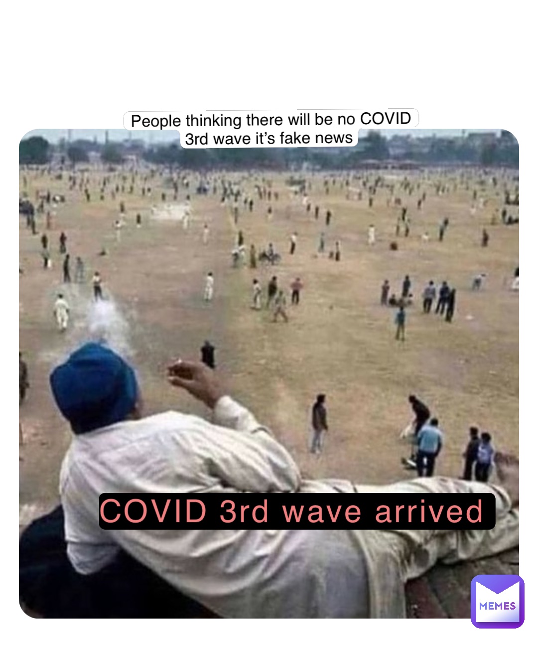 COVID 3rd wave arrived People thinking there will be no COVID 3rd wave it’s fake news