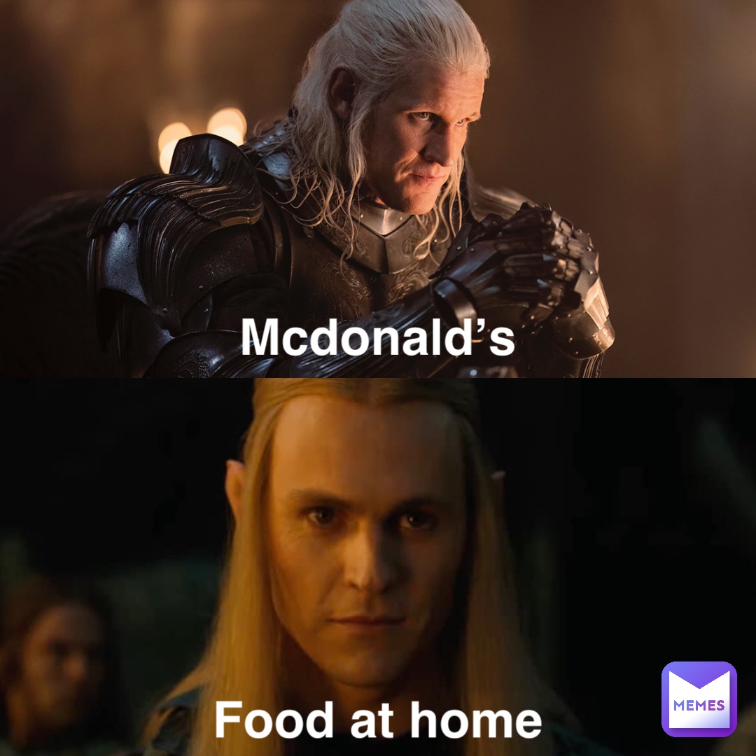 McDonald’s Food at home