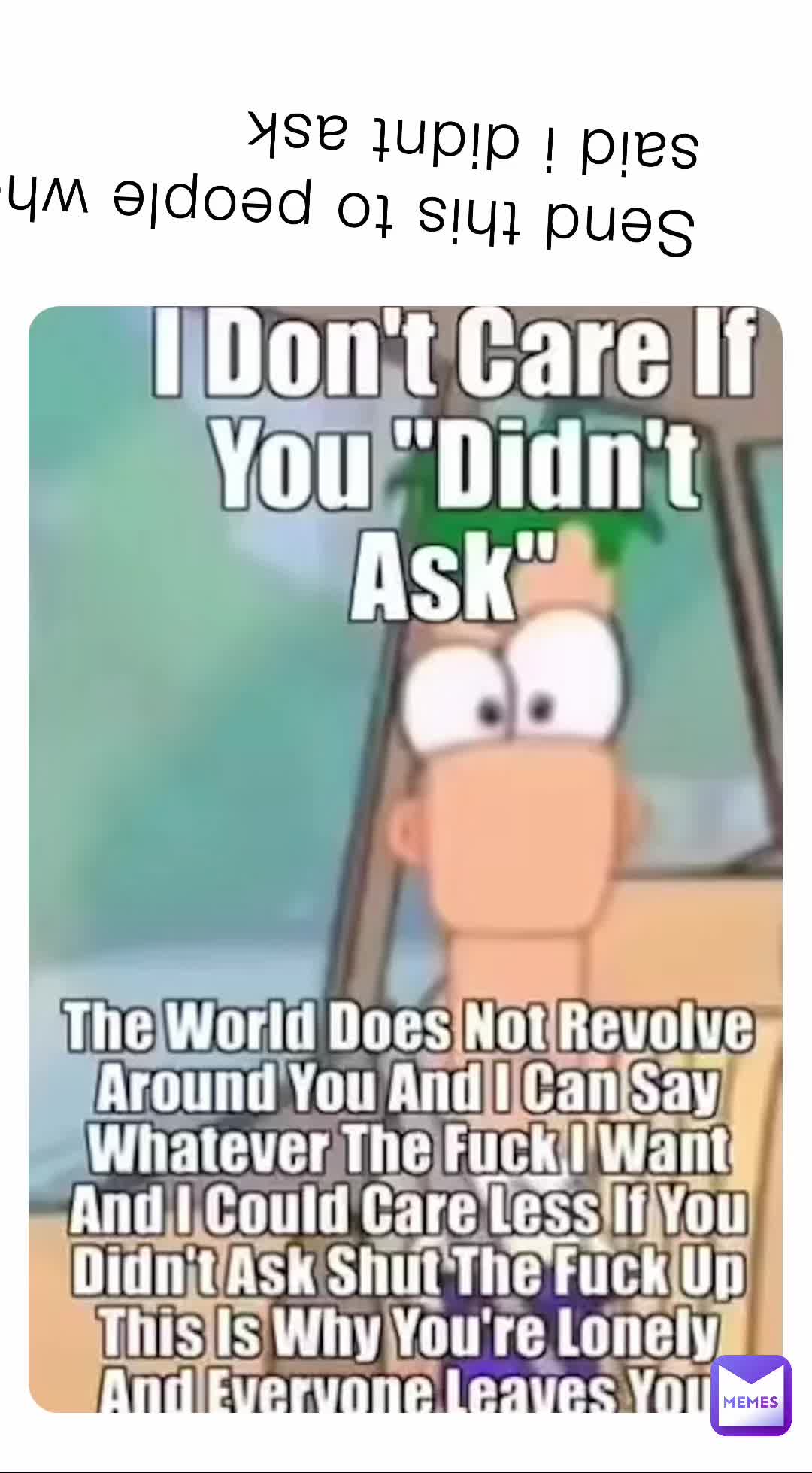 Meme shared by @AmogusMemesBro
