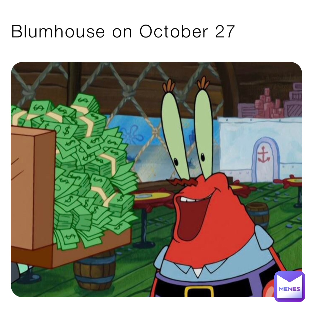 Blumhouse on October 27