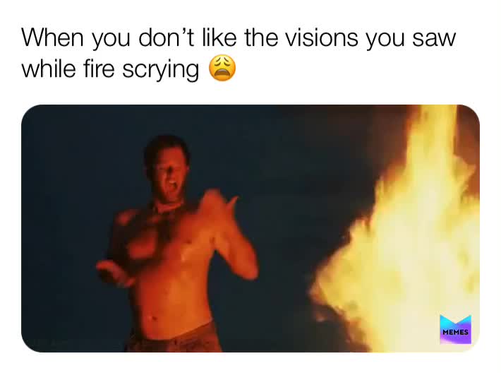​ #wiccanwayzpodcast 🌒🌕🌘 #witchesofinstagram  #witchcraft ​ #witches ​ #wicca ​ #magick ✨ #podcastersofinstagram ​ #pearlwayz ​ #witchymemes ​ #funnymemes ​ #witchmeme ​ #memes ​ #paganmemes ​ #psychic 🔮 ​ #psychicsofinstagram ​ #psychicwayz ​ #firescrying ​ #scrying ​ #fire ​ ​ #castaway 🏐