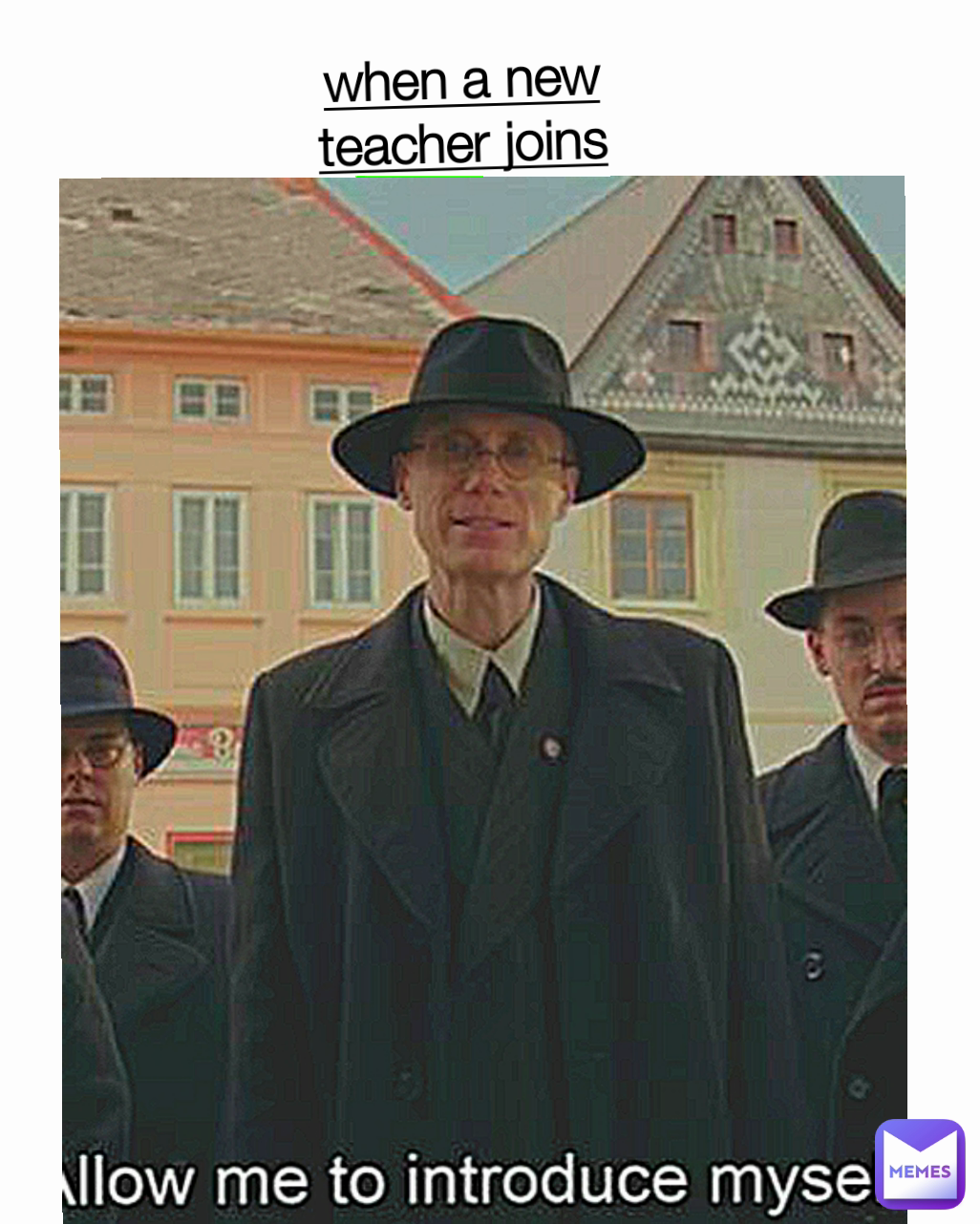 when a new teacher joins