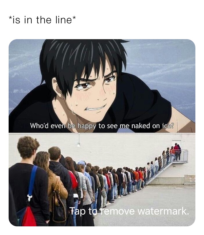 *is in the line*