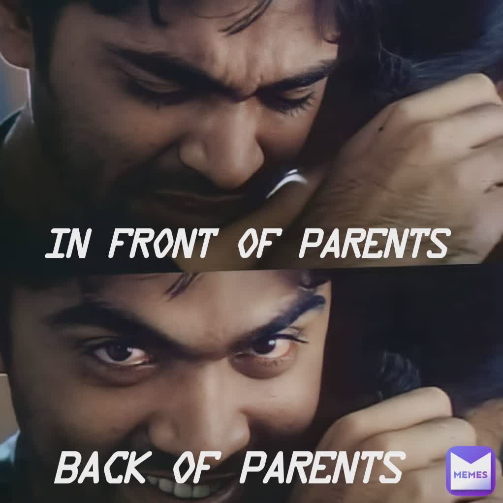 Type Text in front of parents
 back of parents