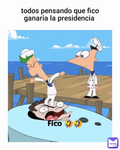 Fico 🤣🤣 todos pensando que fico ganaría la presidencia 