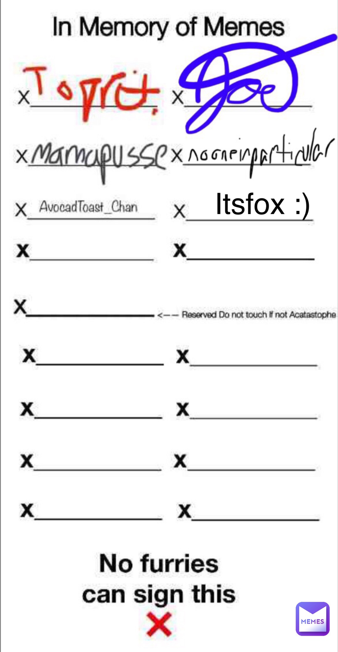 Double tap to edit Itsfox :)