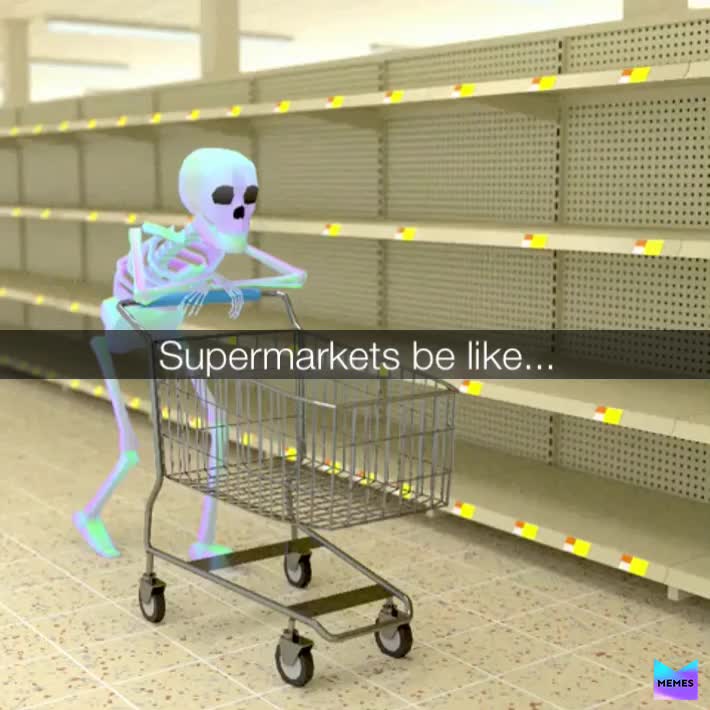 Think of other peoples also...#idiots #emptyshelves #nofood