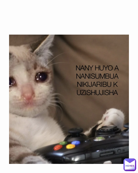 Type Text NANY HUYO ANANISUMBUA NIKIJARIBU KUZISHUJISHA