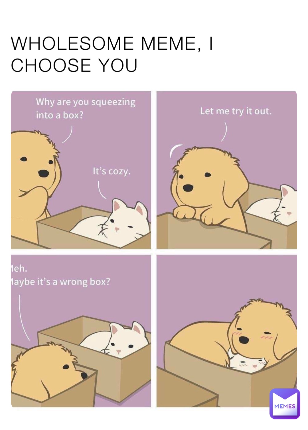 WHOLESOME MEME, I CHOOSE YOU