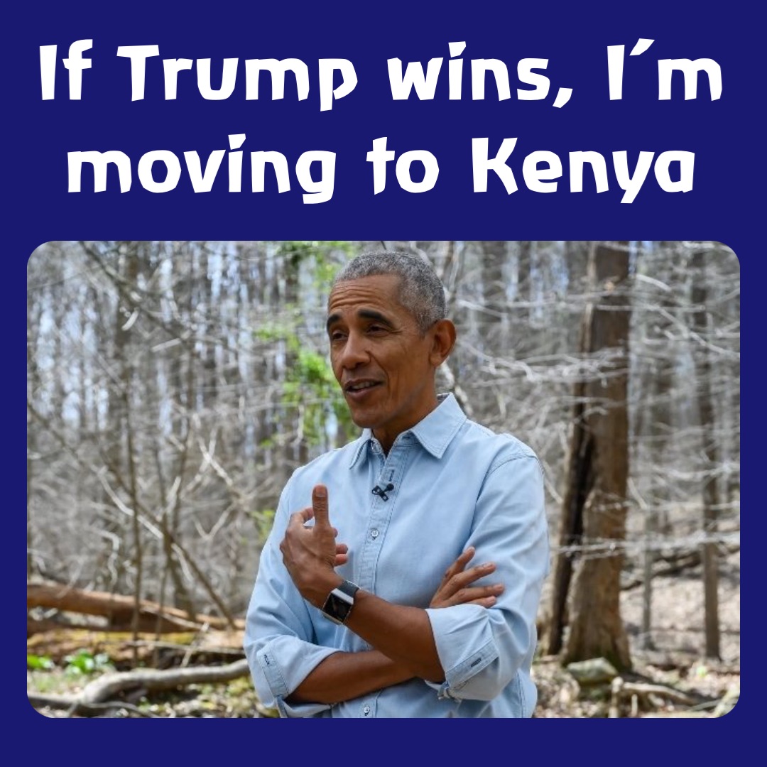 If Trump wins, I’m moving to Kenya
