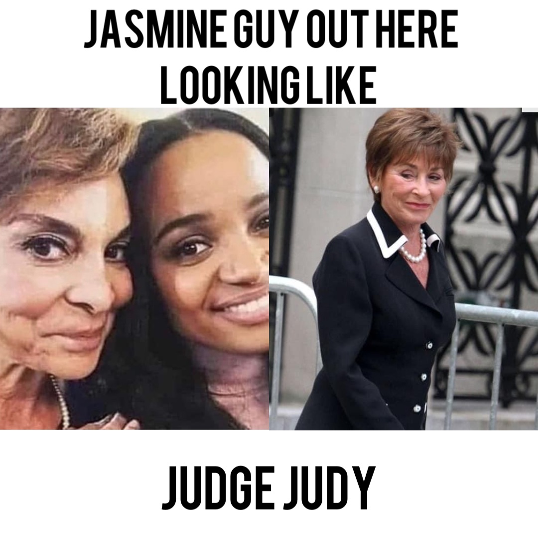 Jasmine Guy out here looking like Judge Judy