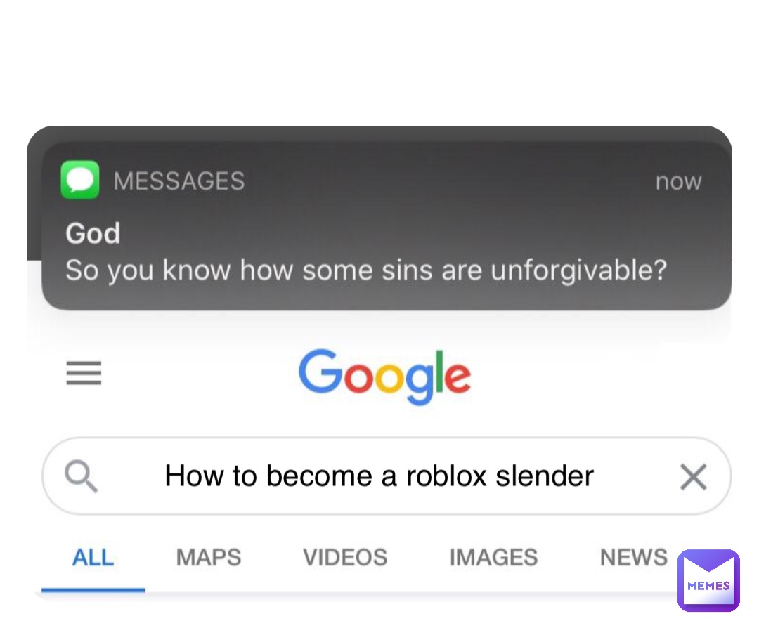 Double tap to edit How to become a roblox slender