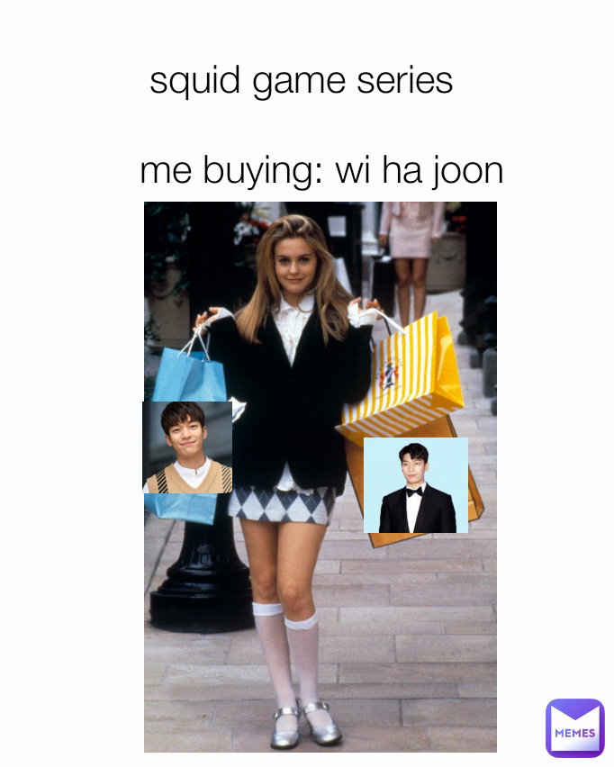 me buying: wi ha joon squid game series 