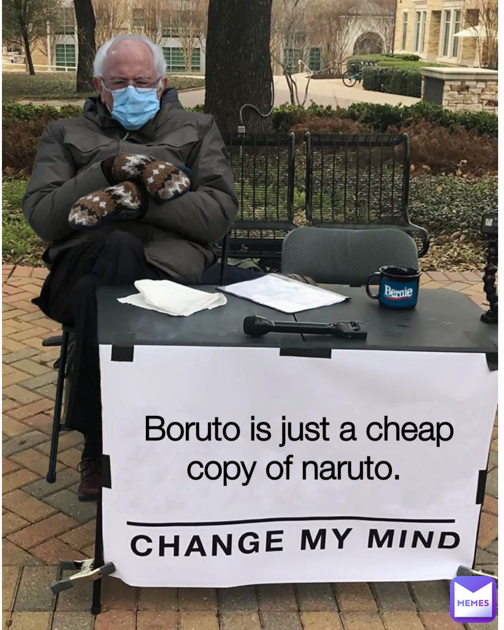 Boruto is just a cheap copy of naruto. 