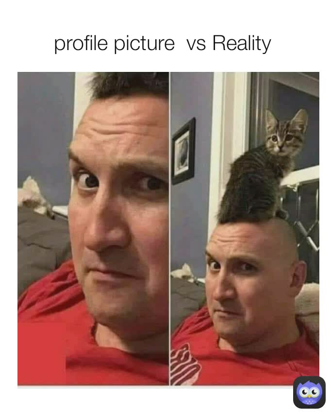 profile picture  vs Reality 