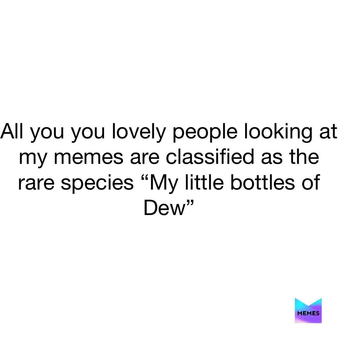 Meme shared by @thedewman