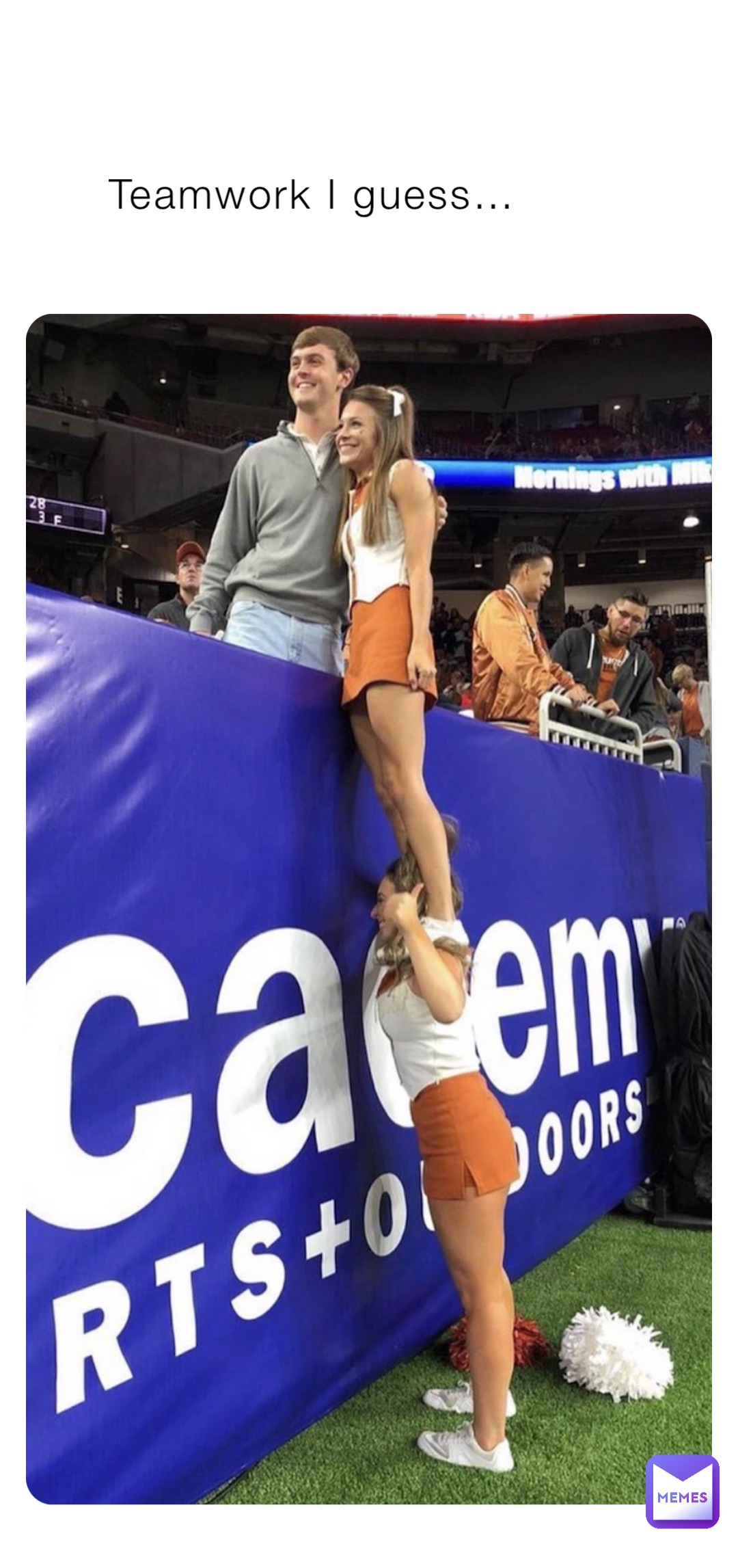 Teamwork I guess…