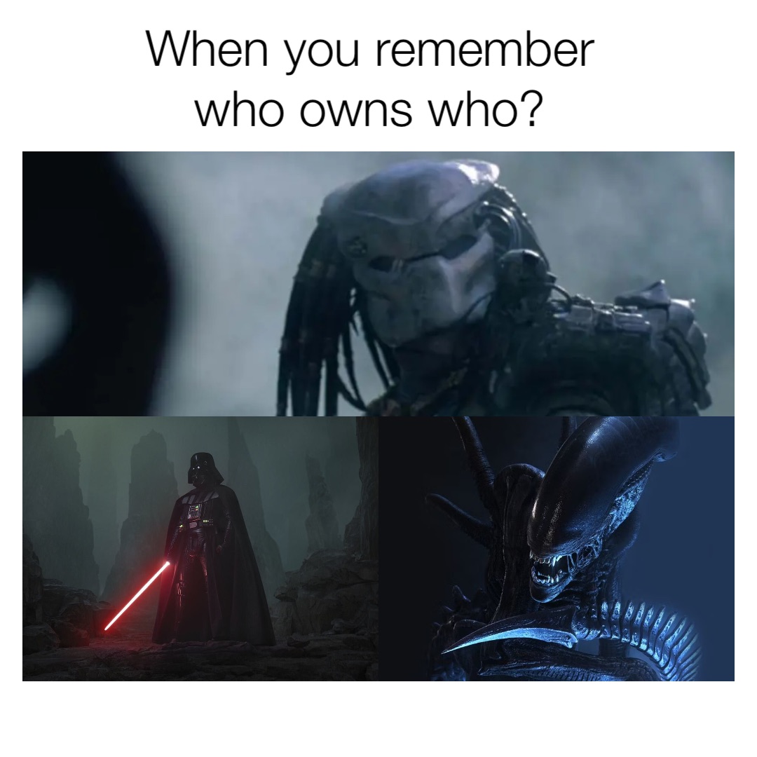 When you remember who owns who?