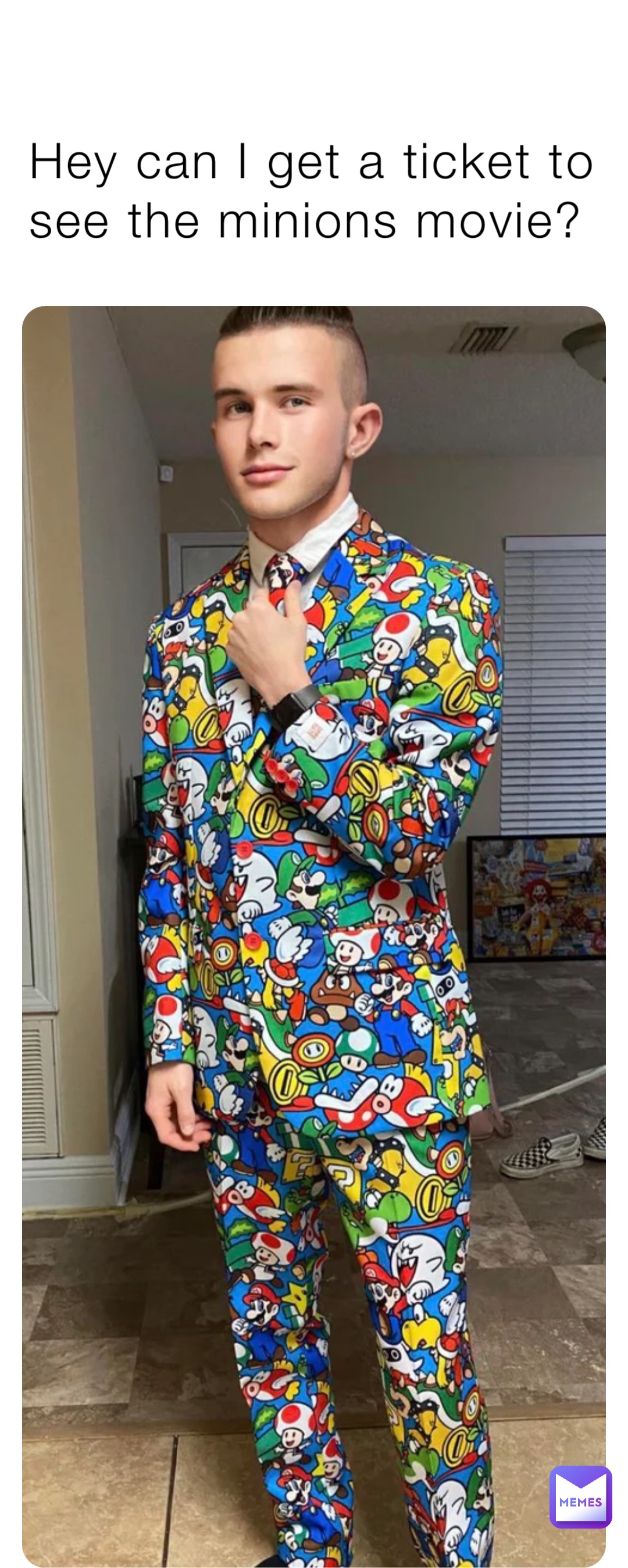 Hey can I get a ticket to see the minions movie?