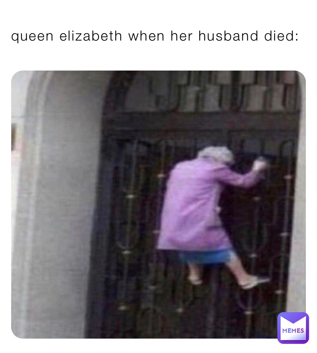 queen elizabeth when her husband died: