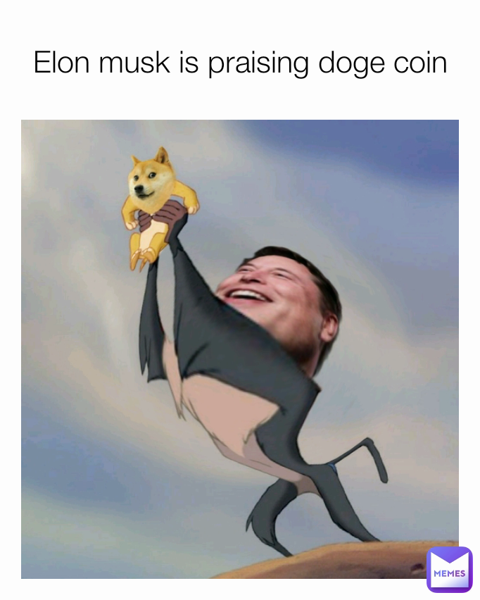 Elon musk is praising doge coin