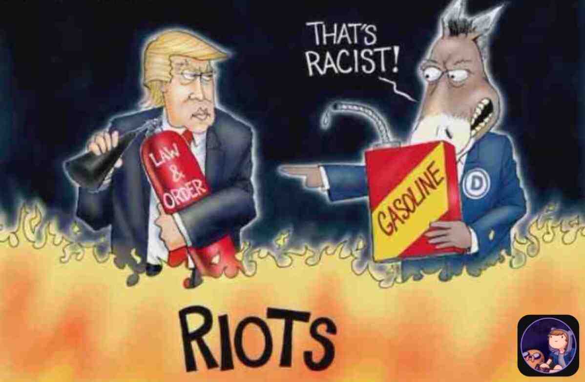 Now watch these rioters get no punishment for tearing cities apart, the democrats are just going to let them #politicalmemes