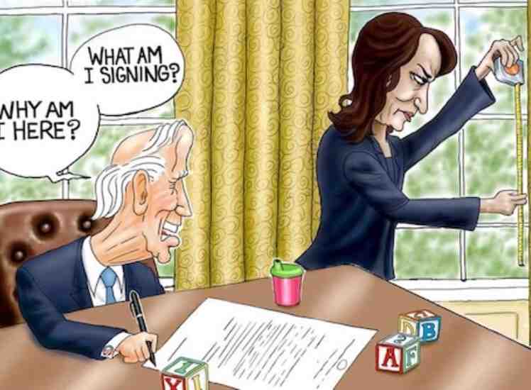 He doesn’t even know what he’s doing, he’s just doing whatever they tell him too #politicalmemes
