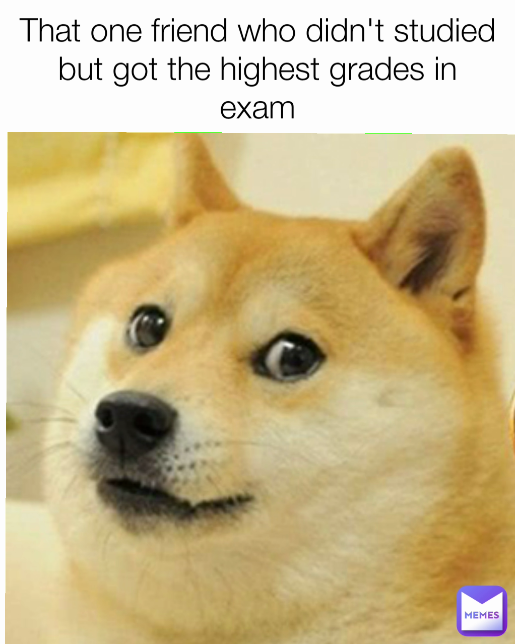 That one friend who didn't studied but got the highest grades in exam