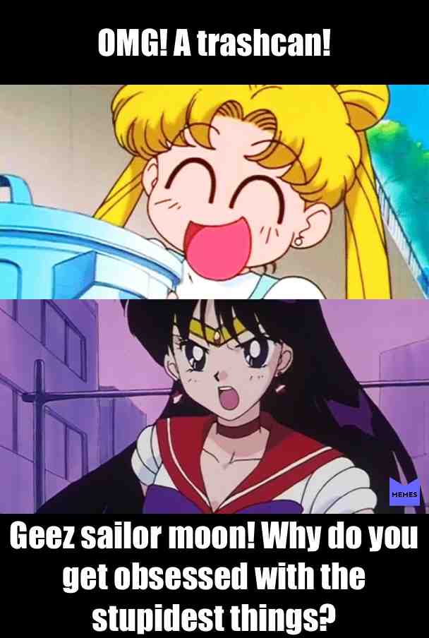 #sailormoon  #funny  #trashcan  #sailormars