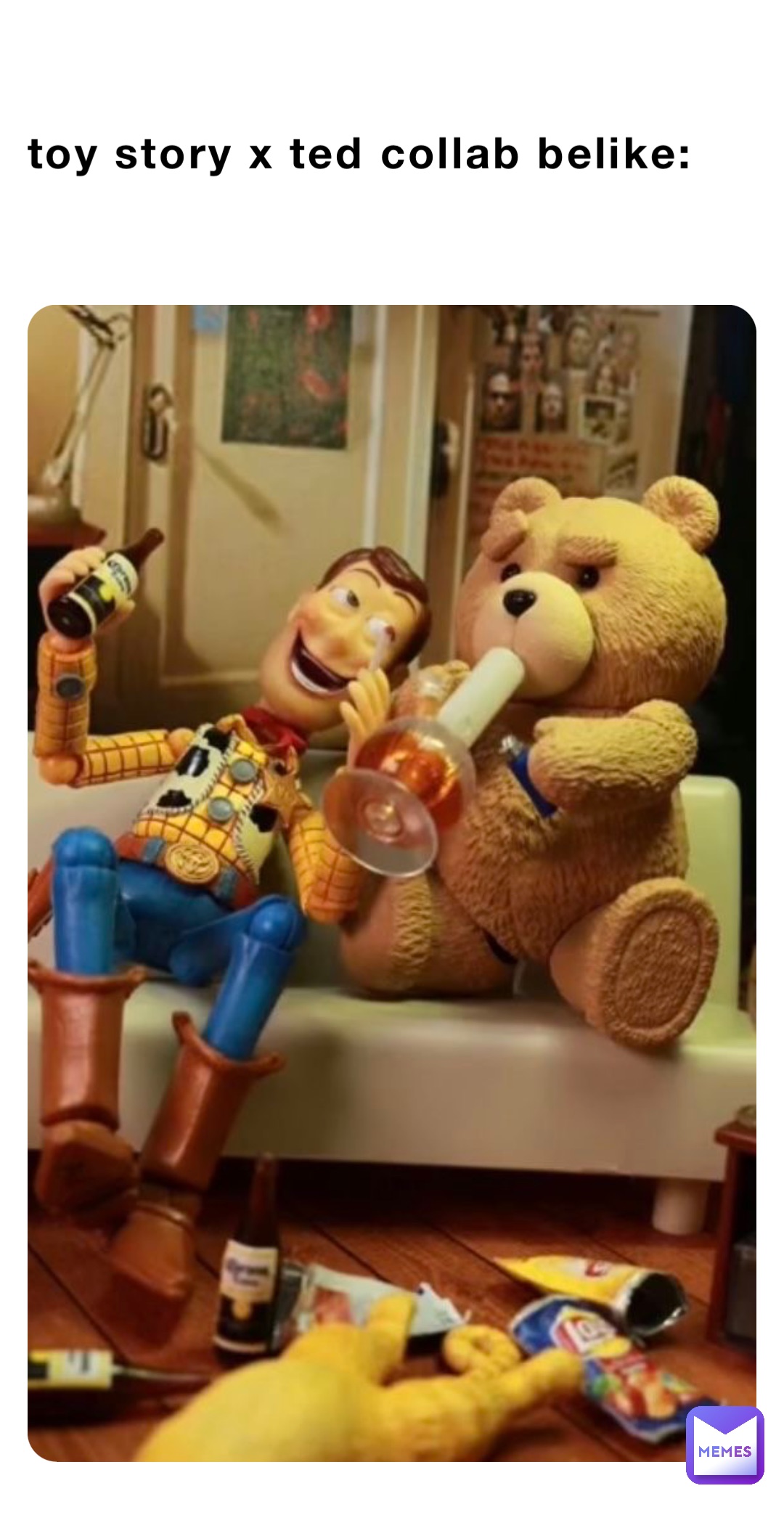 toy story x ted collab belike: