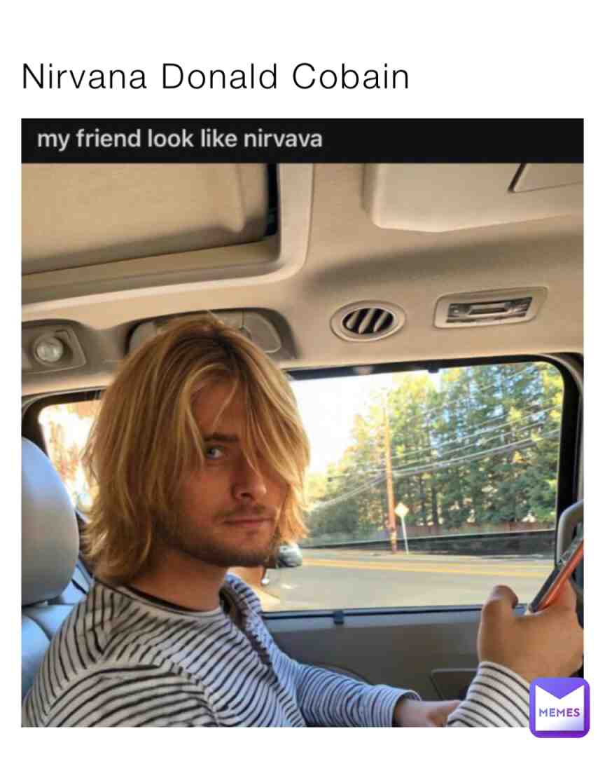 He do kinda look like him tho #funny #interestingmemes #reddit #nirvana #memes
