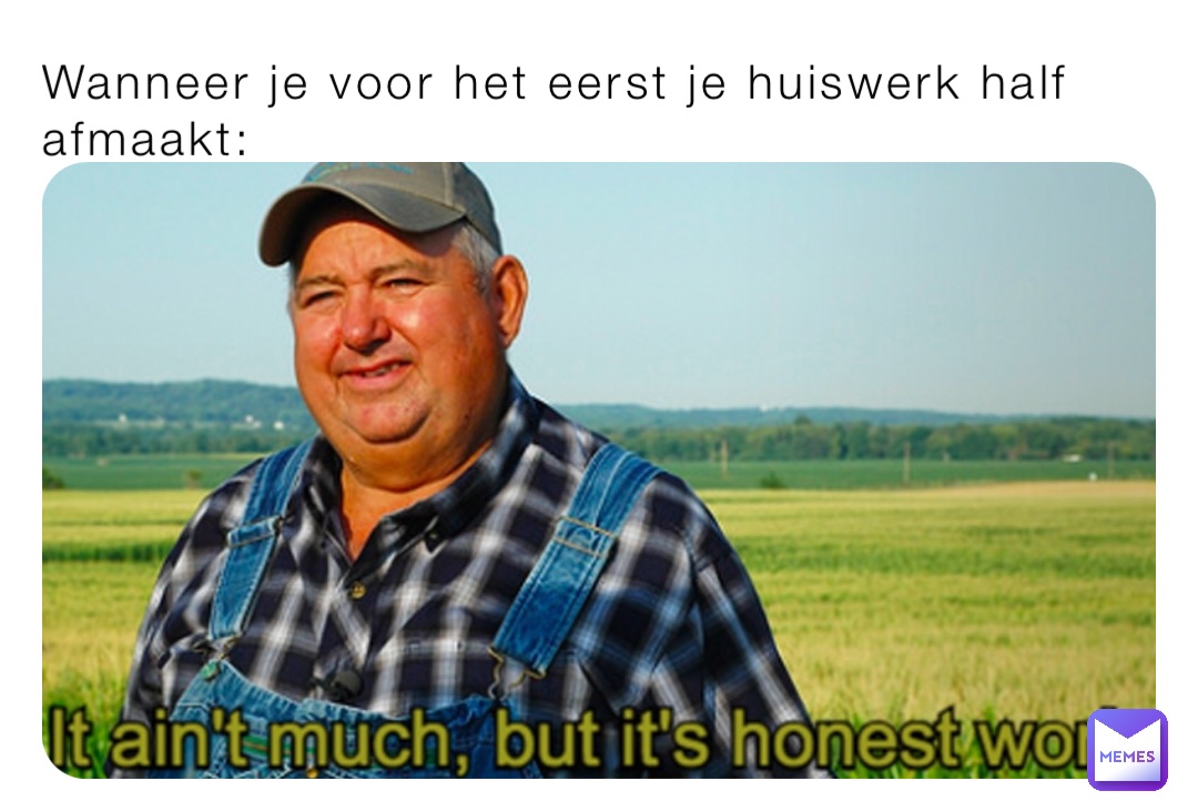 Wanneer je voor het eerst je huiswerk half afmaakt: