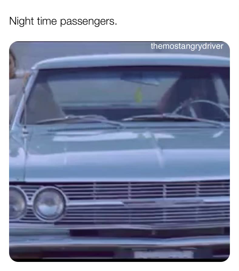 This is what I expect when I drive nites \ud83d\ude02
    #uber   #uberdriver   #lyft   #lyftdriver   #driver   #passenger   #customers   #rude   #behavior   #attitude   #people   #work    #profession   #patience   #funnymemes   #funny   #situations   #memes   #meme   #postoftheday   #memeoftheday   #losangeles   #california   #humor   #comedy