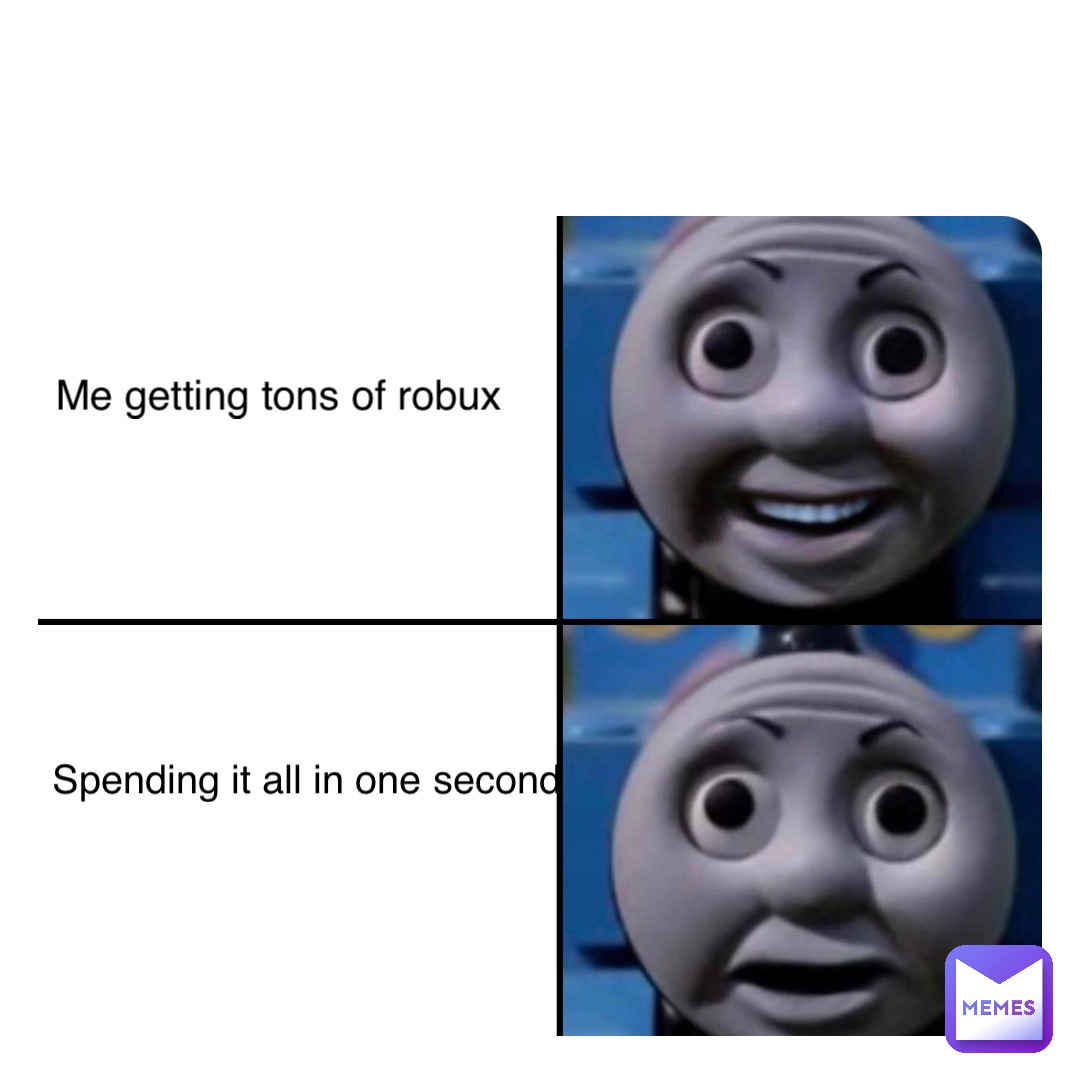Double tap to edit Me getting tons of robux Spending it all in one second