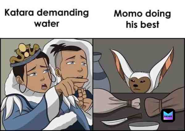 #pinterest #avatarthelastairbeder #katara #momo