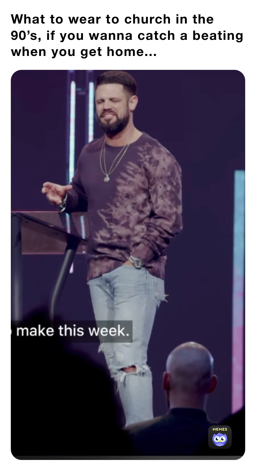 What to wear to church in the 90’s, if you wanna catch a beating when you get home...