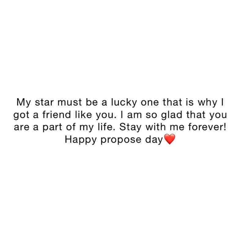 #proposeday