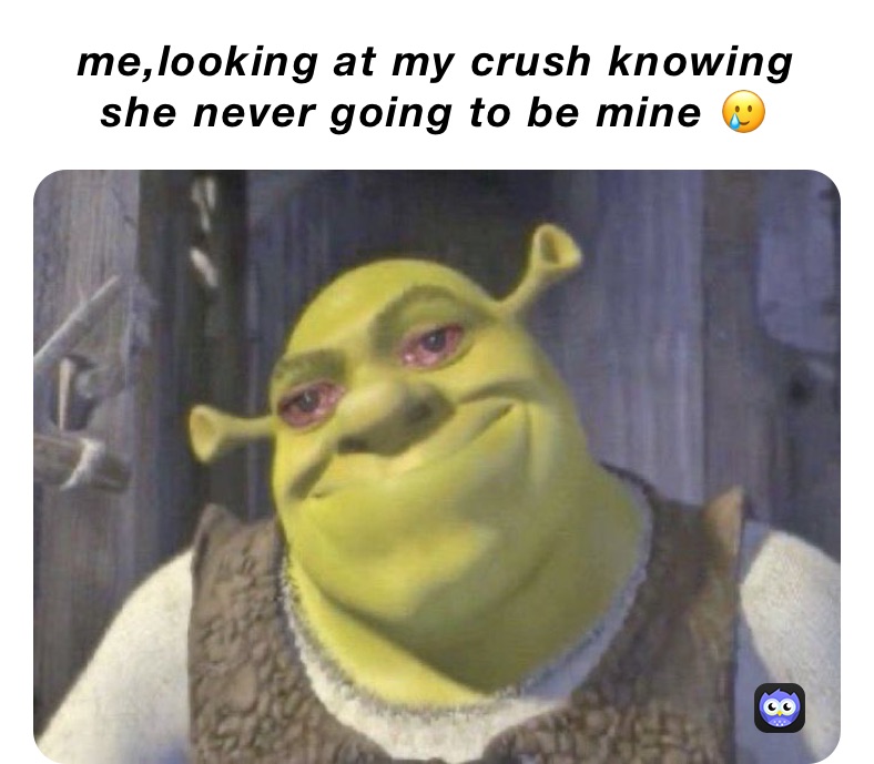 me,looking at my crush knowing she never going to be mine 🥲
