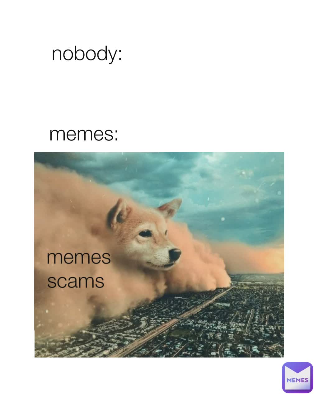 nobody: memes: memes scams 