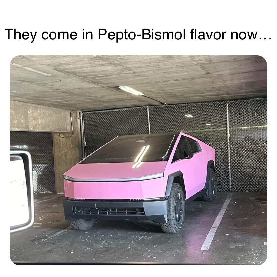 Double tap to edit They come in Pepto-Bismol flavor now…