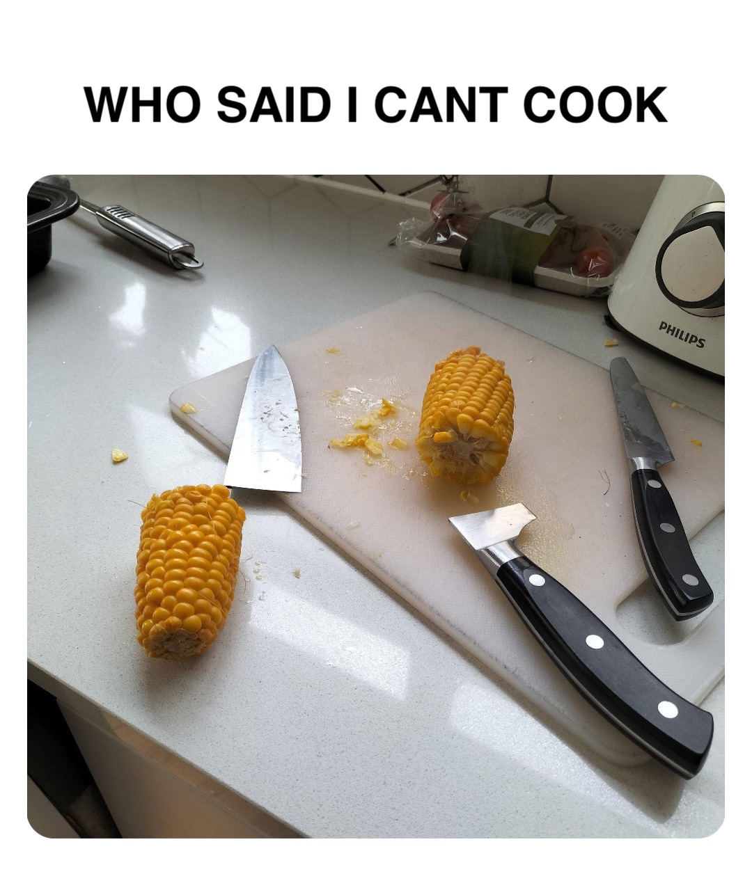 Double tap to edit WHO SAID I CANT COOK