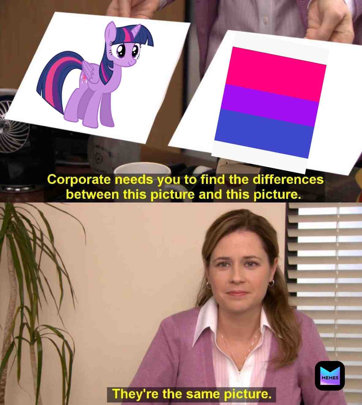 I saw that mlp is the flags of Igbtq