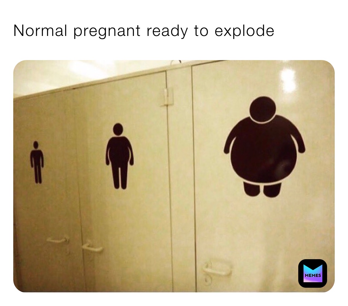 Normal pregnant ready to explode￼