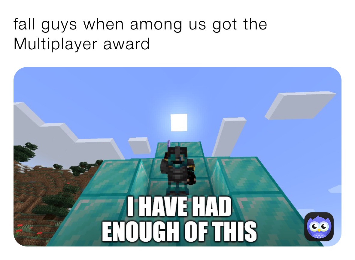 fall guys when among us got the Multiplayer award￼