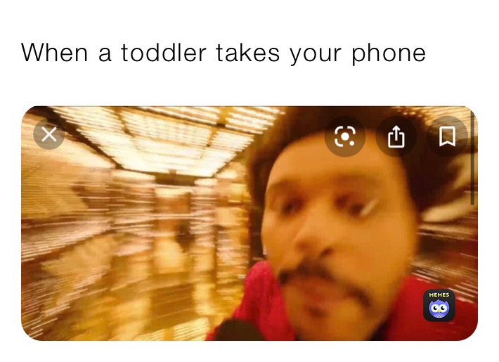 When a toddler takes your phone 